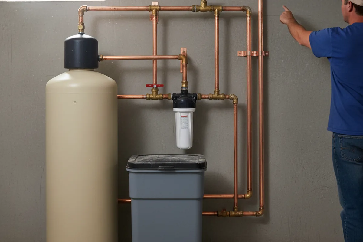 Whole-house water treatment system installed in Oran